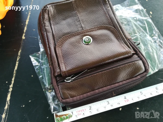 КОЖЕНА ЧАНТА-КАФЯВА 1907251826, снимка 2 - Чанти - 51075160