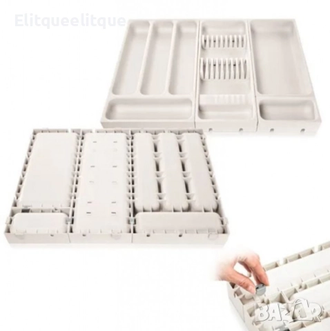 Разпределител за прибори Tescoma FlexiSPACE – Идеален ред във всяко чекмедже, снимка 7 - Други - 49959055