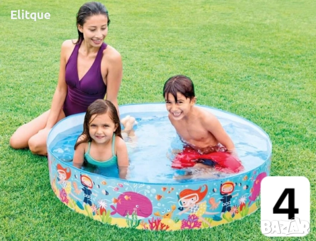 PVC Басейни I n t e x 58472NP за деца с уникални дизайни -  За летните игри и забавления!, снимка 5 - Други стоки за дома - 52888677