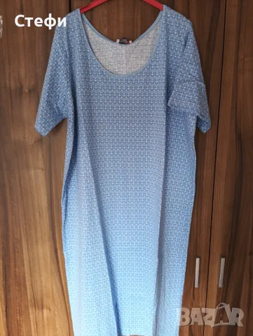 Дамска нощница къс ръкав макси размери до 6XL, снимка 6 - Нощници - 48832564