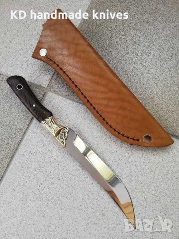 Ръчно изработен ловен нож от марка KD handmade knives ловни ножове, снимка 7 - Сафари почивки - 30284361