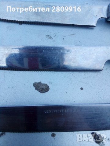 Комплект ножове genevieve lethu, снимка 3 - Други ценни предмети - 39149999
