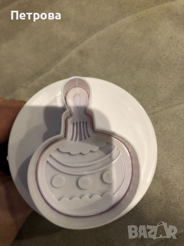 Коледни релефни резци с бутало модел 1 – 4 бр., снимка 4 - Форми - 44574851