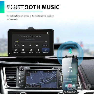 Универсална мултимедия CarPlay за всички автомобили, снимка 4 - Аксесоари и консумативи - 53966742