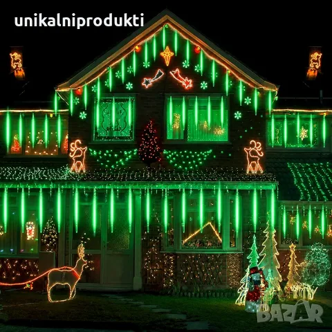Коледни лампи GRINCH 3м х 50см 8бр. с функция стичаща се светлина 