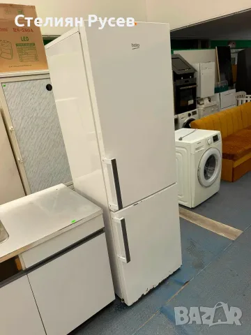 200855 беко beko хладилник с фризер 185 см цена 150 евро смр -60 см широк , 185 см висок, има камера, снимка 5 - Хладилници - 55740704