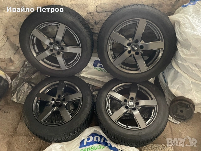 Джанти с гуми 17' 5x112 ауди, снимка 4 - Гуми и джанти - 53996177