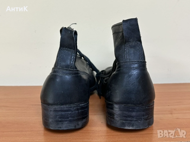 Соц Военни Обувки с Цинтове Цинтари, снимка 4 - Антикварни и старинни предмети - 52017523