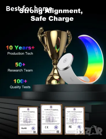 Безжично зарядно устройство VAFOTON 4 в 1, снимка 6 - Друга електроника - 49440707