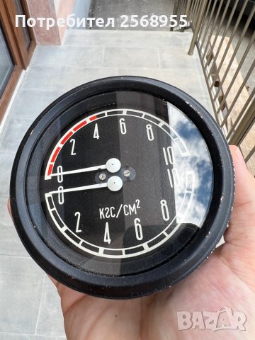 Манометър за въздух Т150 0-10 atm МД213