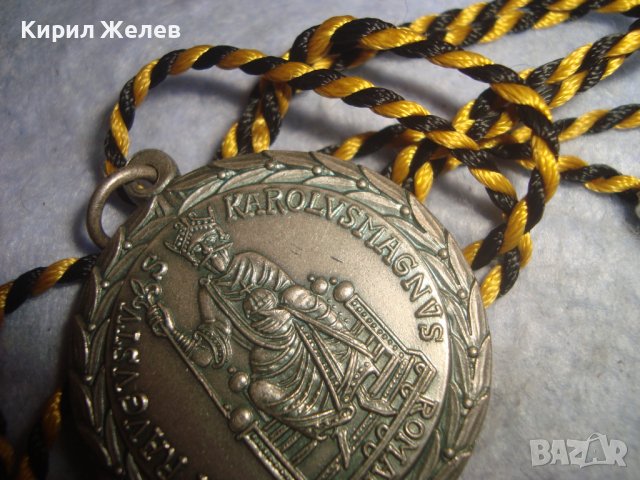 СТАР КРАЛСКИ НЕМСКИ ПОСРЕБРЕН РЯДЪК КРАСИВ КОЛЕКЦИОНЕРСКИ МЕДАЛ с ШНУРЧЕ 30634, снимка 2 - Антикварни и старинни предмети - 37954907