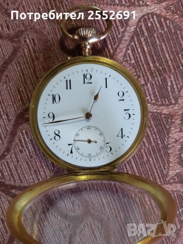 Златен дж.часовник-уникат, снимка 4 - Антикварни и старинни предмети - 28571527