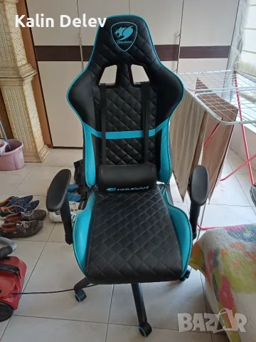 COUGAR ARMOR ONE Sky Blue – Gaming Chair, снимка 4 - Столове - 55878022