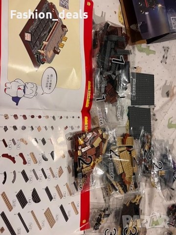 Нов Комплект мини блокчета за изграждане на вълшебна гара железница 1259 броя Деца Подарък, снимка 7 - Конструктори - 42419189