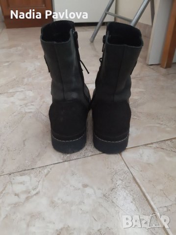 Боти естествена кожа , снимка 4 - Дамски боти - 39097126