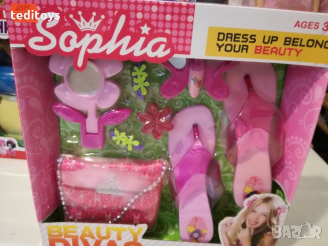 Децки комплект чехли чанта огледалце и други аксесуари, снимка 2 - Играчки за стая - 31107315