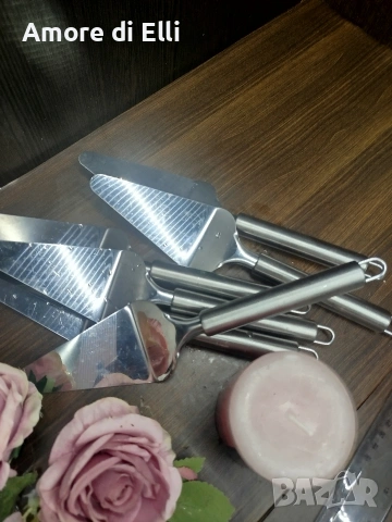 НОВА професионална лопатка за торта от инокс – Цена за брой, снимка 2 - Прибори за хранене, готвене и сервиране - 53918300