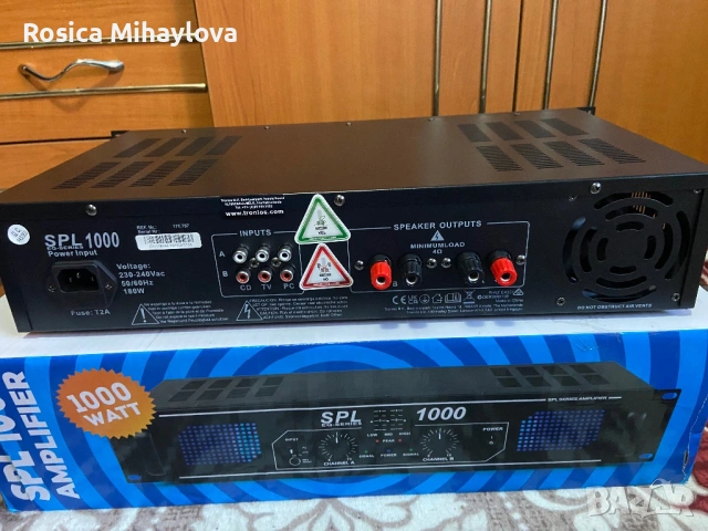 Усилвател SPL 1000 вата, снимка 4 - Ресийвъри, усилватели, смесителни пултове - 53052133