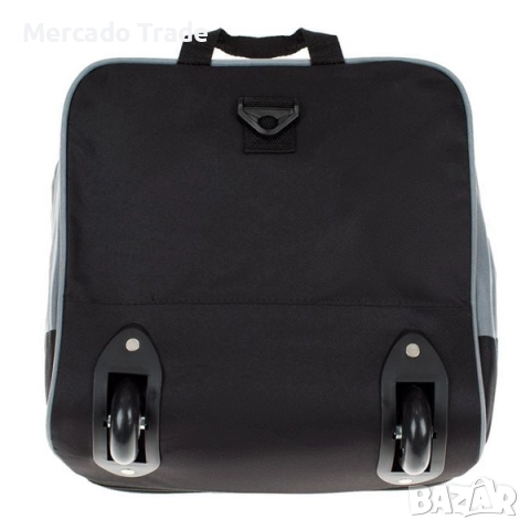 Чанта за пътуване Mercado Trade, С колелца, Сиво-Черна, 84л., снимка 8 - Сакове - 52240036