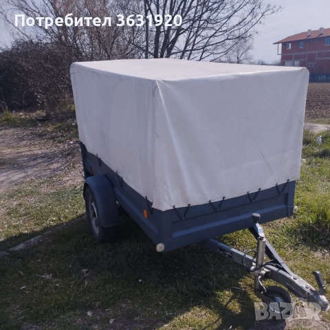 Ремарке за лек автомобил STEMA немско с регистрация, снимка 6 - Ремаркета - 53895153