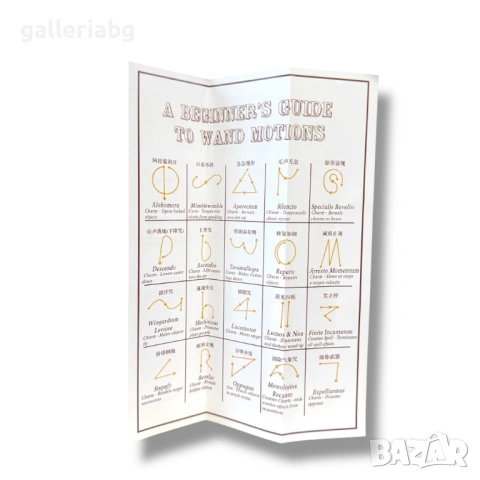 Магическа пръчка Dumbledore с кутия и аксесоари – Harry Potter комплект, снимка 3 - Колекции - 53919381