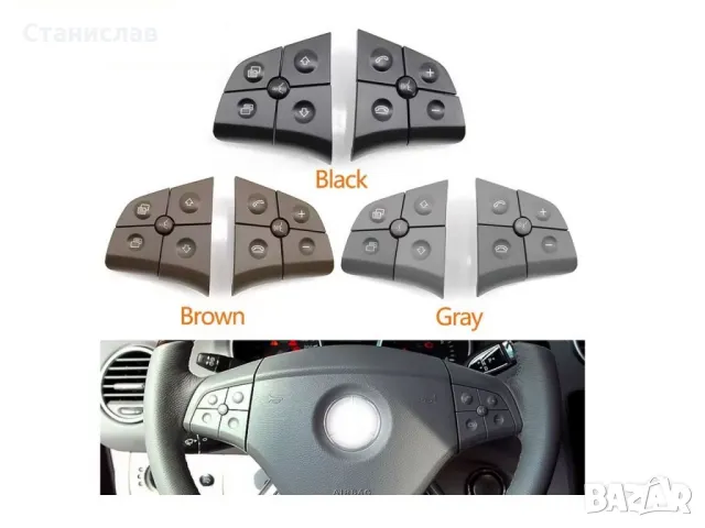 Mercedes GL W164 Pre-Face Капачета за волан , снимка 5 - Части - 50249786