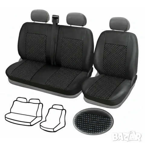 Тапицерия за Fiat Scudo 2007-2017 2+1 – 100% Полиестер Премиум Плат 4 Цвята