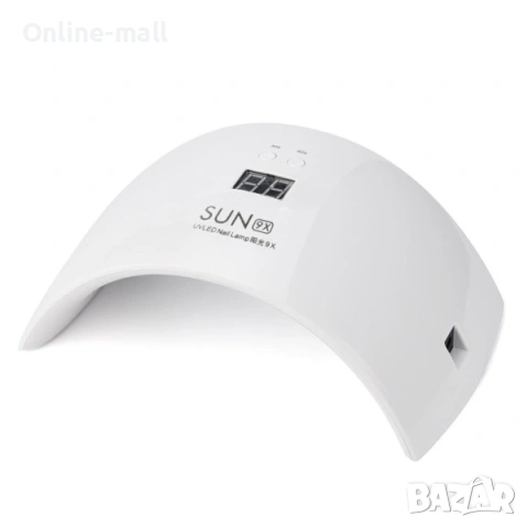 Професионална UV/LED Лампа за Маникюр Sun 9S Plus 24W – Ултра бързо изпичане със сензор и LCD диспле