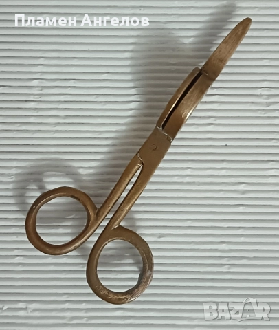 Месингова ножица за гасене на свещи. , снимка 7 - Антикварни и старинни предмети - 52617242