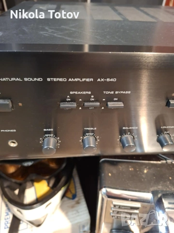 Продава се усилвател Yamaha AX-540. , снимка 2 - Ресийвъри, усилватели, смесителни пултове - 53330669