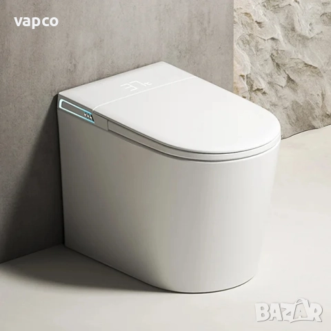 Мултифункционална слим смарт тоалетна с биде, подгрев, сушене, масаж