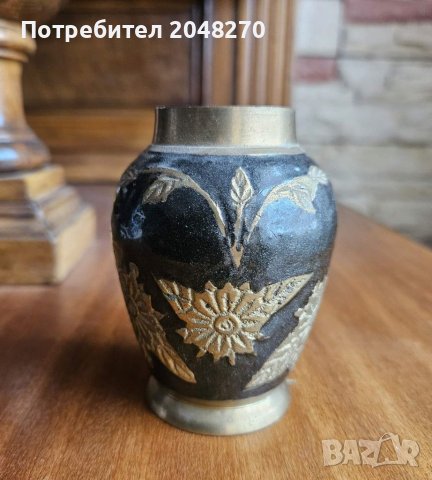  Стара ]Френска Ваза БРОНЗ 