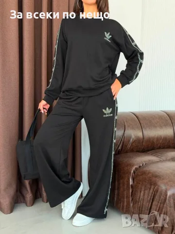 Adidas Дамски Спортен Комплект🔝Дамски Спортен Екип Адидас - 3 Цвята Код A1850, снимка 3 - Спортни екипи - 55811423