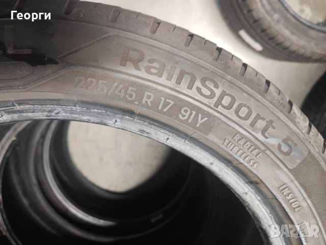 2бр.летни гуми 225/45/17 Uniroyal, снимка 4 - Гуми и джанти - 54047961