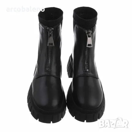 Дамски класически боти до глезена, снимка 4 - Дамски боти - 38311678