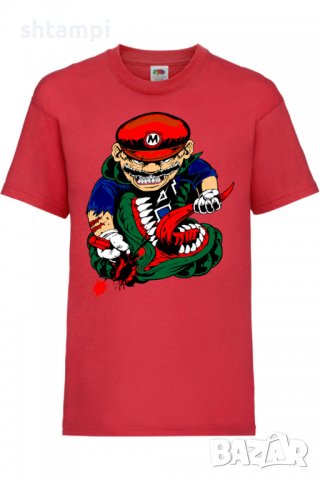Детска тениска Mario VS Monster,Игра,Изненада,Подарък,Празник,Повод, снимка 8 - Детски тениски и потници - 37436340