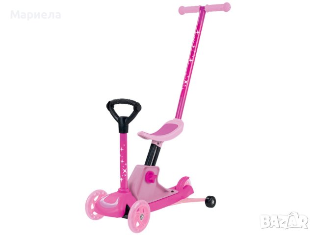 Тротинетка 4в1 розова до 50кг Триколка , Продавам нова тротинетка за момиче, снимка 2 - Скутери и тротинетки - 42155675