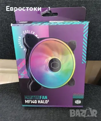 Вентилатор Cooler Master MasterFan MF140 Halo2, LED осветление ARGB. Вентилатор Cooler Master Master, снимка 5 - Захранвания и кутии - 49517043