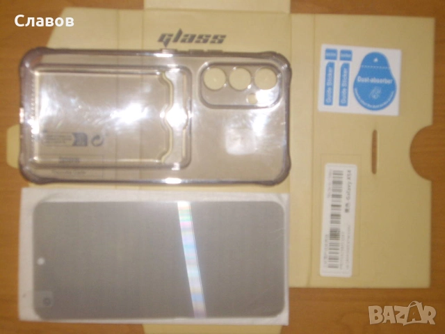 Samsung Galaxy A54 Прозрачен калъф + закалено стъкло за екрана, снимка 3 - Калъфи, кейсове - 51489282