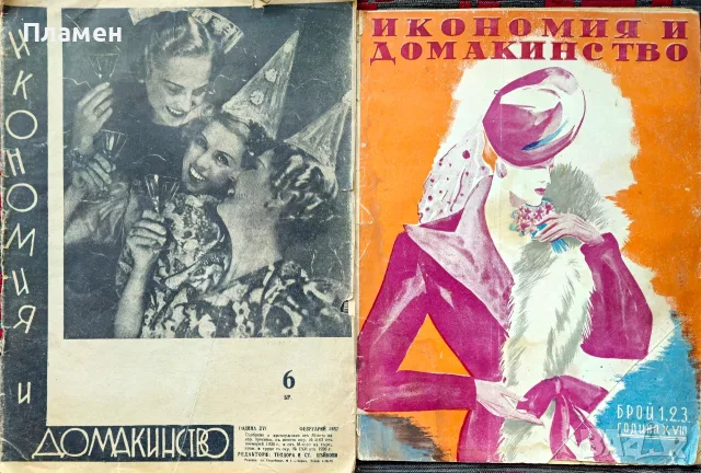 Икономия и домакинство. Кн. 3, 4, 6, 8 / 1930, Кн. 1 / 1931, Кн. 3 / 1934, снимка 4 - Антикварни и старинни предмети - 55728867
