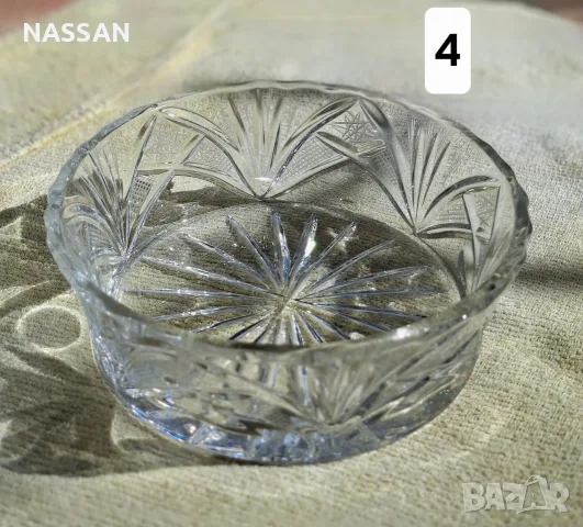 Кристални чаши и съдове с гравюри, снимка 8 - Сервизи - 50847641