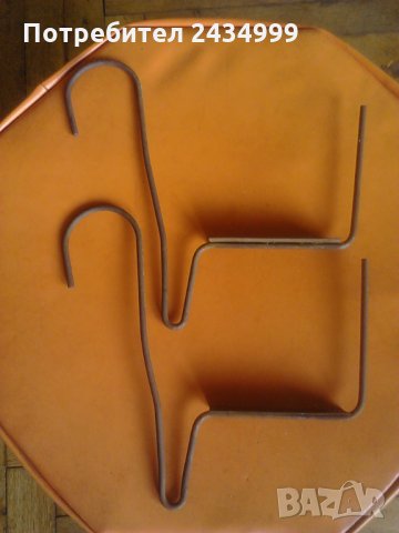 Продавам железни куки за сандьчета за цветя., снимка 2 - Градински инструменти - 27144158