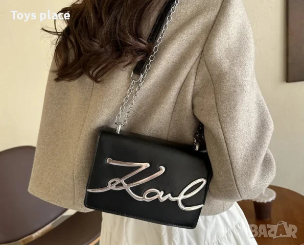 Дамска чанта Karl Lagerfeld, снимка 5 - Чанти - 50752723