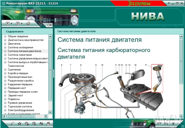 Ръководство за ремонт на Лада Нива 21213 и 21214 на CD, снимка 2 - Специализирана литература - 54207962