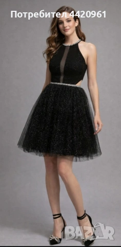 Официална стилна рокля,шита по поръчка