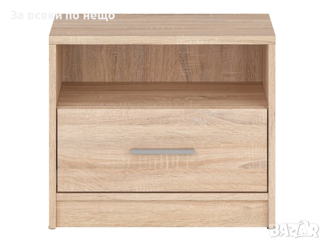 Нощно шкафче NEPO PLUS KOM1S корпус и фронт дъб сонома Код P1608, снимка 2 - Шкафове - 52589041