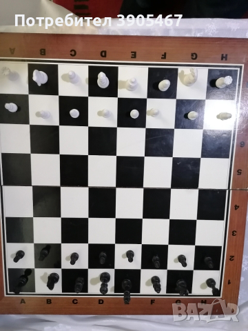 Голяма дървена шах-табла 48х48 см, снимка 4 - Други спортове - 52842041