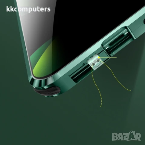 Apple iPhone 12 View Window/ Magnetic Metal Frame Калъф и Протектор, снимка 8 - Калъфи, кейсове - 51121799