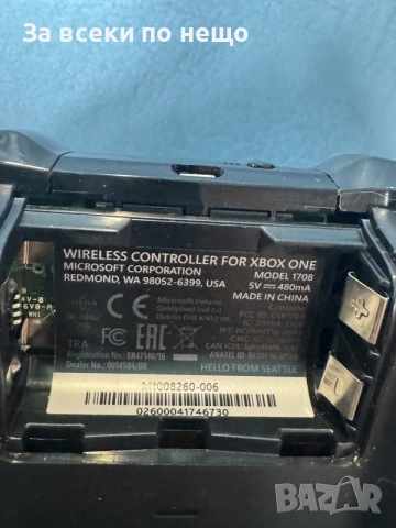 Оригинален джойстик Xbox One , model 1708, снимка 12 - Джойстици и геймпадове - 56060301
