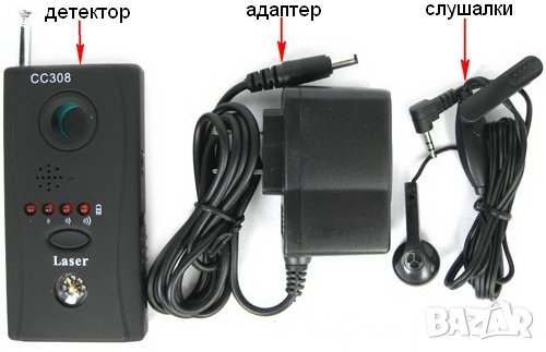 Детектор за скрити камери и подслушватели,бръмбари и GPS тракери, снимка 9 - Друга електроника - 28220288